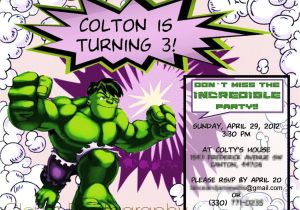 Hulk Birthday Party Invitation Template Hulk Party Invitations Mickey Mouse Invitations Templates