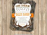 Hunting themed Baby Shower Invitations Camo Baby Shower Invitations