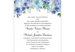 Hydrangea Wedding Invitation Template Printable Wedding Invitation Romantic Blossoms Make Your