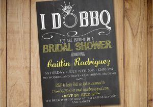 I Do Bbq Bridal Shower Invitations I Do Bbq Bridal Shower Invitation Template Chalkboard