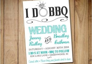 I Do Bbq Wedding Reception Invitations I Do Bbq Wedding Invitation Template Download Blue Teal