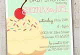 Ice Cream Baby Shower Invitations Ice Cream Baby Shower Invitations