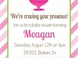 Ice Cream Baby Shower Invitations Pickles and Ice Cream Baby Shower Invitation