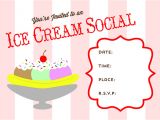 Ice Cream Birthday Invitation Template Free Free Printable Ice Cream social Invite Fave Recipes