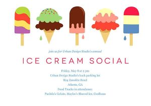 Ice Cream Party Invitation Template Free Free Ice Cream social Invitations Templates