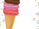 Ice Cream Party Invitation Template Free Free Printable Ice Cream Birthday Invitation Templates