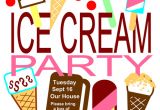 Ice Cream Party Invitation Template Free Invitation to An Ice Cream Party Template