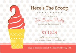 Ice Cream Party Invitations Printable Free 4 Best Images Of Free Printable Ice Cream social Invites