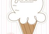 Ice Cream Party Invitations Printable Free Free Ice Cream Party Printable Tauni Co
