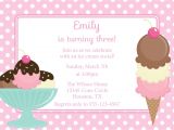 Ice Cream Party Invitations Wording Ice Cream social Invitation Birthday Invite Diy by