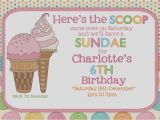 Ice Cream Sundae Party Invitations Photography by Michelle Invites Cards