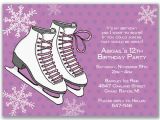 Ice Skating Birthday Party Invitations Free Printable Ice Skating Birthday Party Invitations Dolanpedia