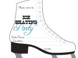 Ice Skating Party Invitation Template Free Bnute Productions Free Printable Ice Skating Party Invitation