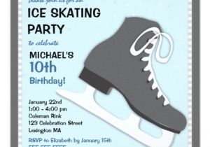 Ice Skating Party Invitation Template Free Cool Dudes Ice Skating Birthday Party Invitation Zazzle