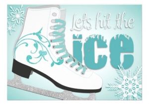Ice Skating Party Invitation Template Free Skating Party Invitation Template