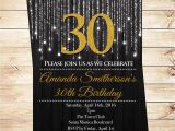 Ideas for 70th Birthday Party Invitations Black and Gold Birthday Invitations Looking Design Unique
