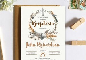 Ideas for Baptism Invitations 25 Best Ideas About Baptism Invitations On Pinterest