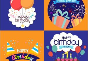 Illustrator Birthday Invitation Template Birthday Card Templates isolated with Various Styles Free