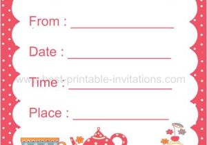 Images Of Tea Party Invitations Kids Tea Party Invitation
