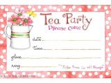 Images Of Tea Party Invitations Tea Party Invitation Susan Branch Blog