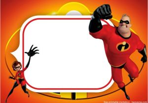 Incredibles Birthday Invitation Template the Incredibles Invitations for Superhero Lovers