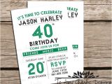 Indesign Party Invitation Template 40th Birthday Ideas Birthday Invitation Templates Indesign