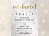 Indesign Party Invitation Template Party Invitation Customisable A5 Indesign Template