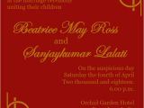 Indian Wedding Invitations Text Indian Wedding Invitation Wording Samples Wordings and
