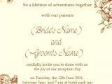 Indian Wedding Reception Invitation Wording Samples Bride Groom Wedding Reception Invitation Wording Indian Samples From