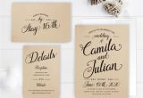 Inexpensive Wedding Invitation Packages Cheap Wedding Invitation Packages Kraft Wedding Invitation