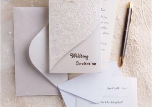 Inexpensive Wedding Invites Silver and White Creates the Perfect Modern Wedding theme
