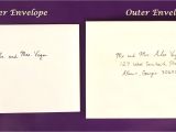 Inner and Outer Envelopes for Wedding Invitations How to Address Wedding Invitations