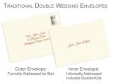Inner and Outer Envelopes for Wedding Invitations Properly Address Pocket Invitations without Inner Envelopes