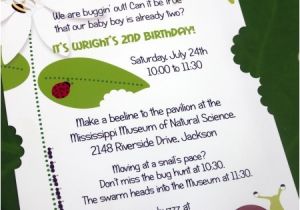 Insect Birthday Party Invitations Trends Bug themed Parties On Catch My Party Catch My Party