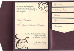 Inserts for Wedding Invites 9 Best Images Of Pocketfold Wedding Invitations Inserts