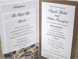 Inside A Wedding Invitation Recent Works Invitation Boutique Wagga Wagga