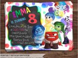 Inside Out Party Invitations Inside Out Invitation Inside Out Birthday by