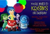 Inside Out Party Invitations Inside Out Invitations Birthday Party Invites