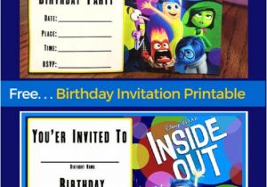Inside Out Party Invitations Vice Versa Le Monde D 39 is