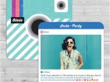 Instagram Party Invitation Template Instagram Party Invitation and Emoji Photo Booth by
