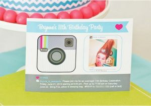 Instagram Party Invitations Cute Clever Instagram Birthday Party Logos Instagram