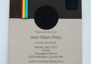 Instagram Party Invitations Jac O 39 Lyn Murphy the Instagram Bar Mitzvah