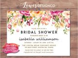 Instant Download Bridal Shower Invitations Instant Download Diy Pdf Bridal Shower Invitation