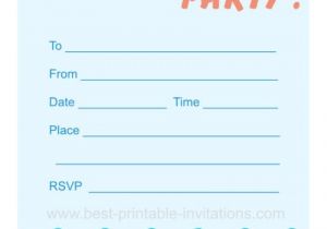 Internet Party Invitations Blank Pool Party Ticket Invitation Template