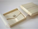 Invitation Boxes for Weddings Partysoon Ivory Belted Wedding Invitation Boxes Uk