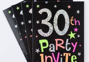 Invitation Card 30th Birthday Example 30th Birthday Party Invitation Cards Pack Of 10 Only 1 49