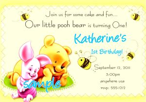Invitation Card Example Birthday Birthday Invitation Card Template for Kids