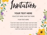 Invitation Card Example for Party Anniversary Party Invitation Card Template Colorful