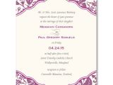 Invitation Card Example for Party Betrothal Invitation Sample