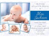 Invitation Card for Baptism Of Baby Boy Baptism Invitations for Boys Blank Baptismal Invitation